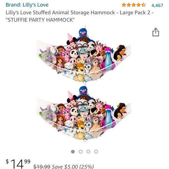 Toy hammock - with one hammock and anchors - Picture 3 of 4